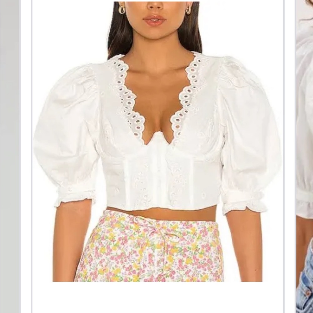 For Love and Lemons - Serena Crop Top